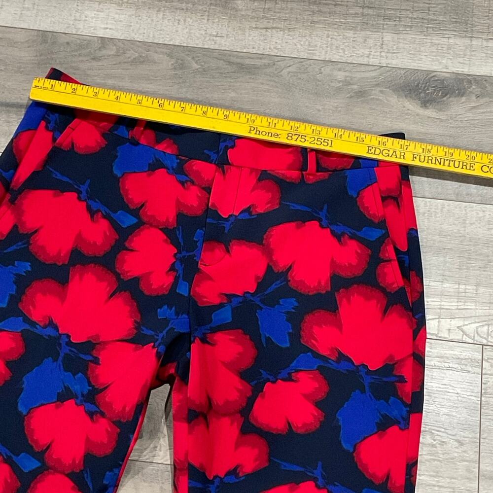 Banana republic Ryan floral print pants size 10p - Picture 6 of 7